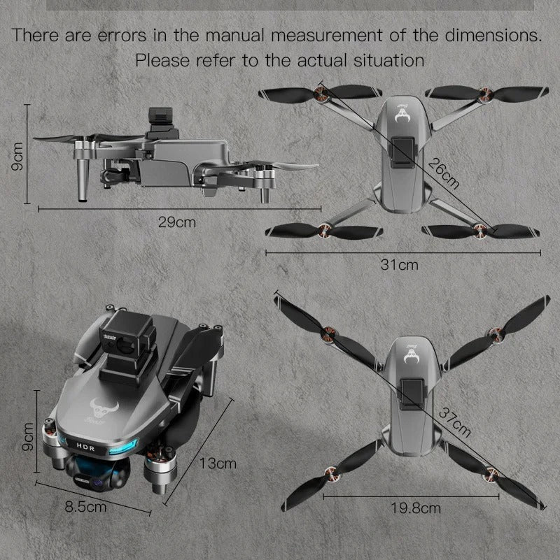 SG109 MAX2 GPS Drone 8K Dual Camera Quadcopter with 3 Axis Gimbal, 4KM Range, Obstacle Avoidance